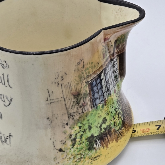 Royal Doulton Gaffers Argus Jug D4210 c1925 English Pottery Antique Rare EUC - Picture 9 of 12